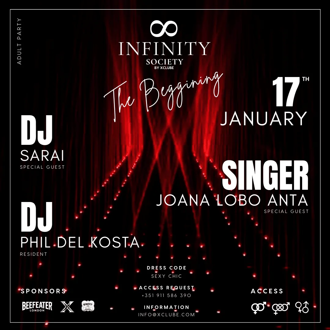 Cartaz Infinity Society by XClube – A New Beggining