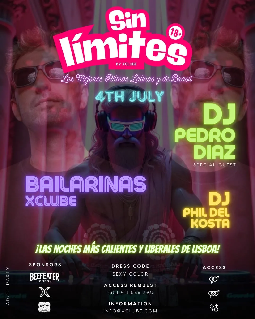 Cartaz Sin límites… y escaldante!