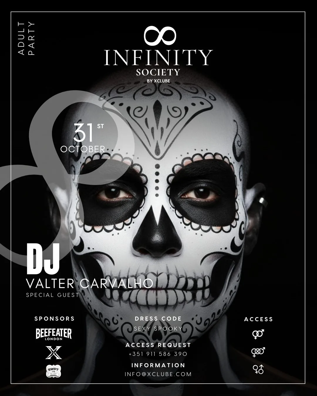 Cartaz Dois em um: Infinity Halloween