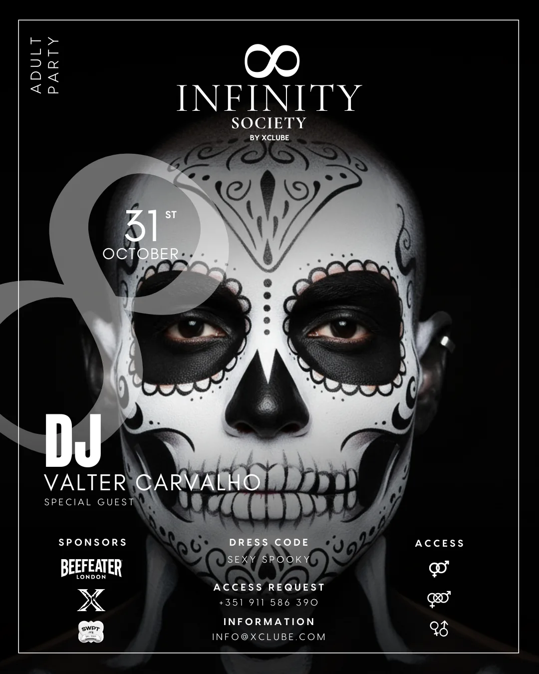 Cartaz Dois em um: Infinity Halloween