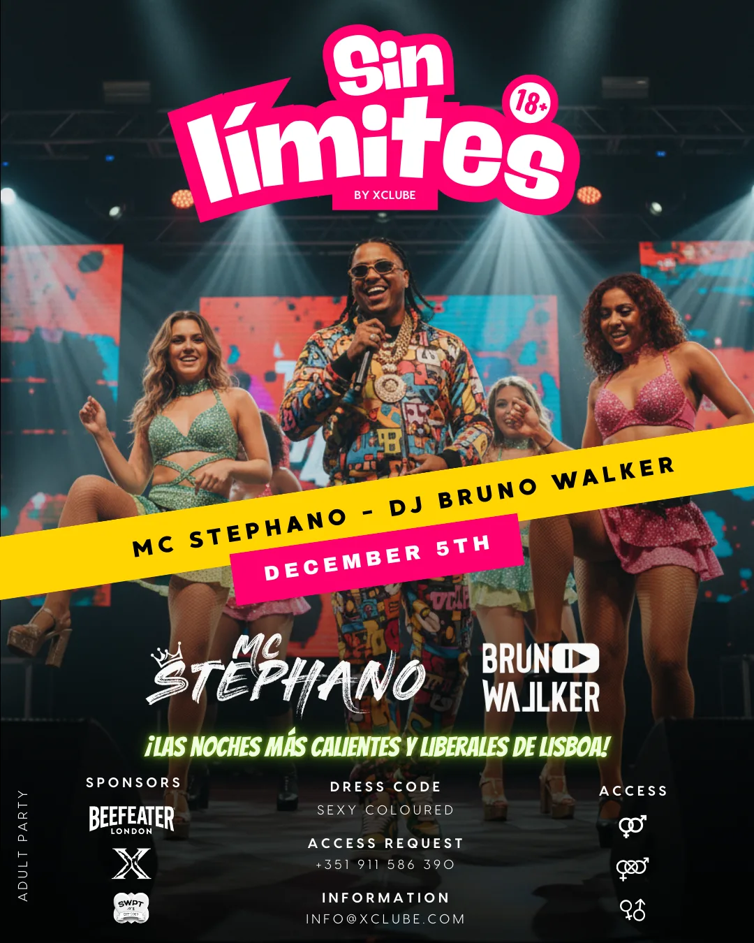 Cartaz Festa Sin límites