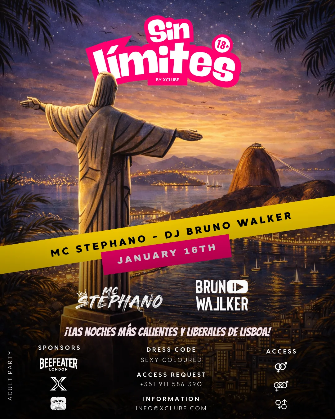 Cartaz Festa Sin límites