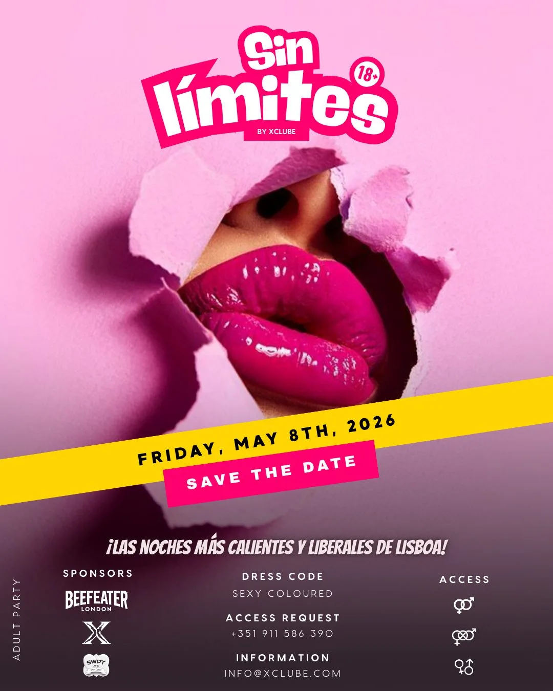 Cartaz Festa Sin límites