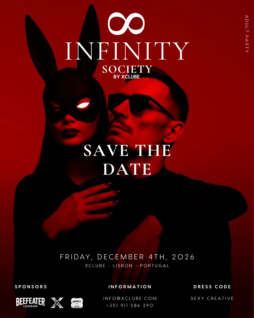 Cartaz Infinity Society by XClube