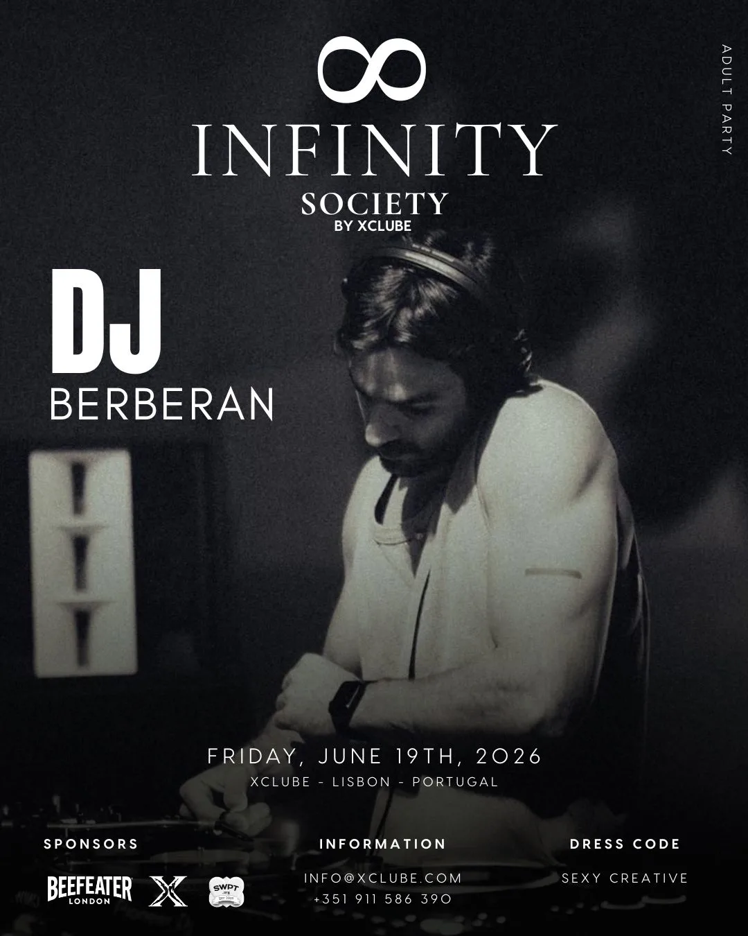 Cartaz Infinity Society by XClube