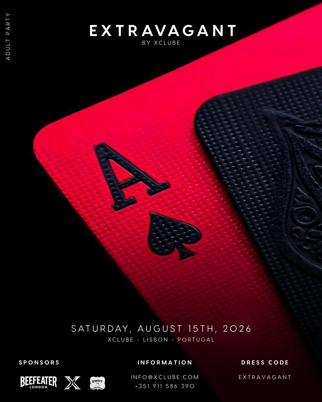 Affiche Extravagant by Clube 2026 - Août